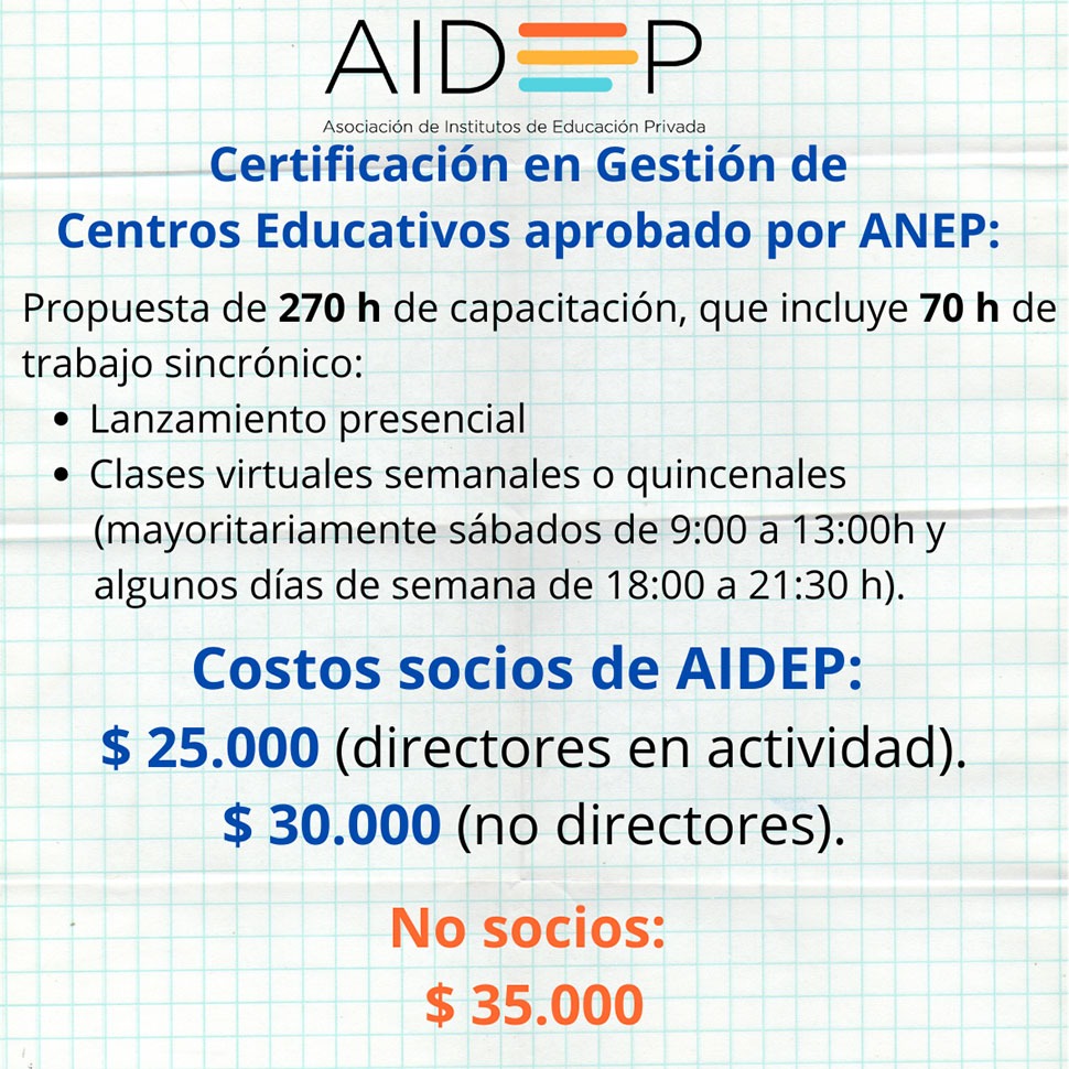 AIDEP 2026 - Cursos 2026